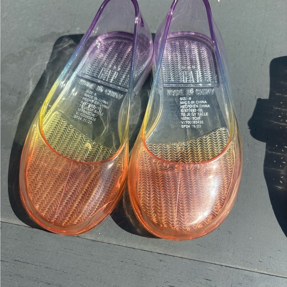 GAP Kids Glittery Yellow Sandals
